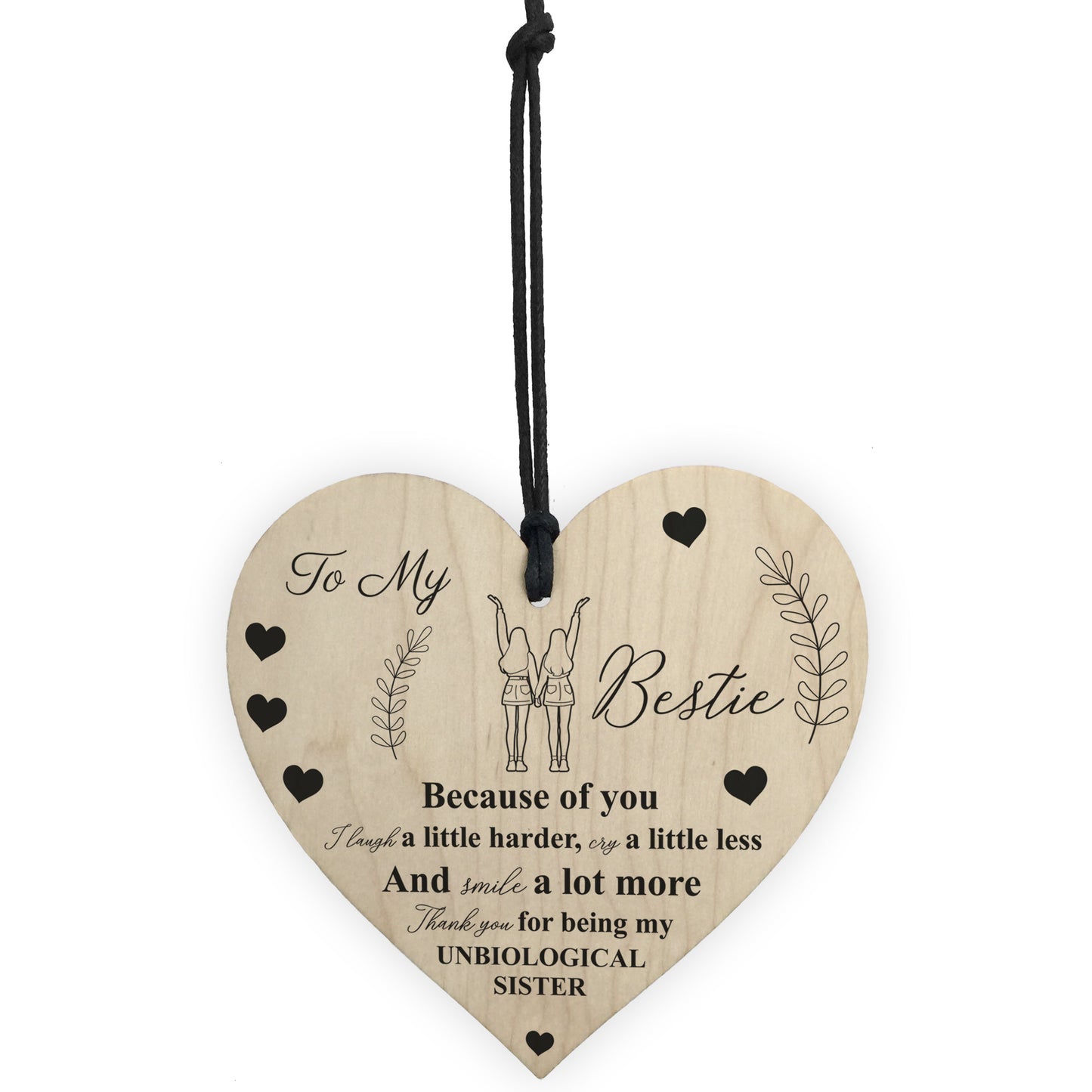 Best Friend Gift Sister Plaque Thank You Gift For Best Friend