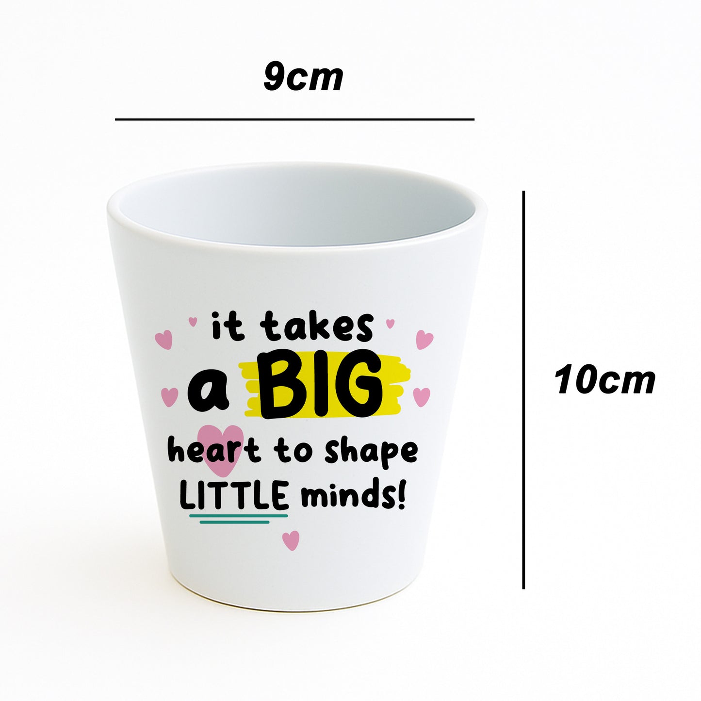 Thank You Teacher Gifts for Women Men Flower Pot A Big Heart