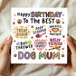 Birthday Card From The Dog Birthday Card For Best Dog Mum