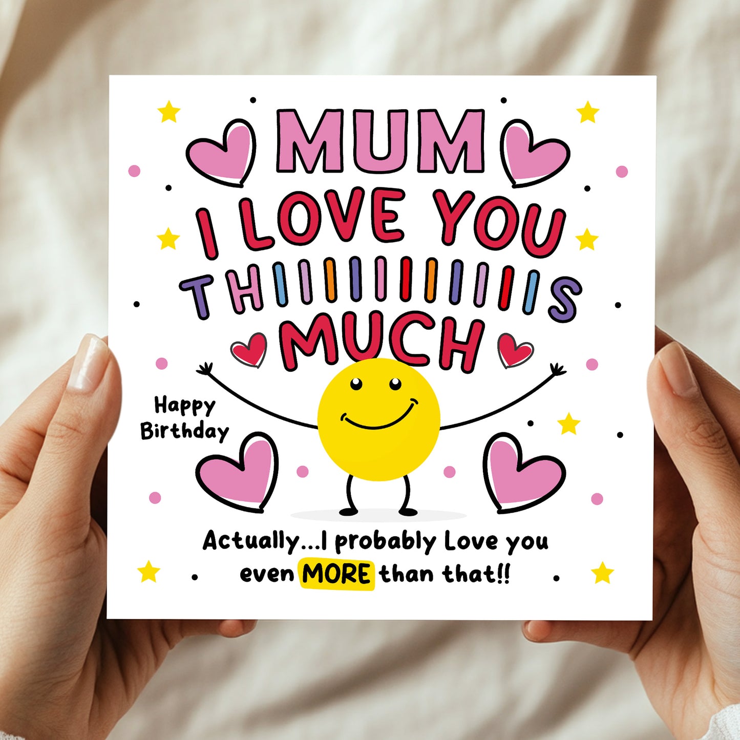 Mum Birthday Card For Her Mum Cards From Children Daughter Son
