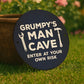 Funny Gift For Grandad Dad Birthday Fathers Day Grumpys Man Cave