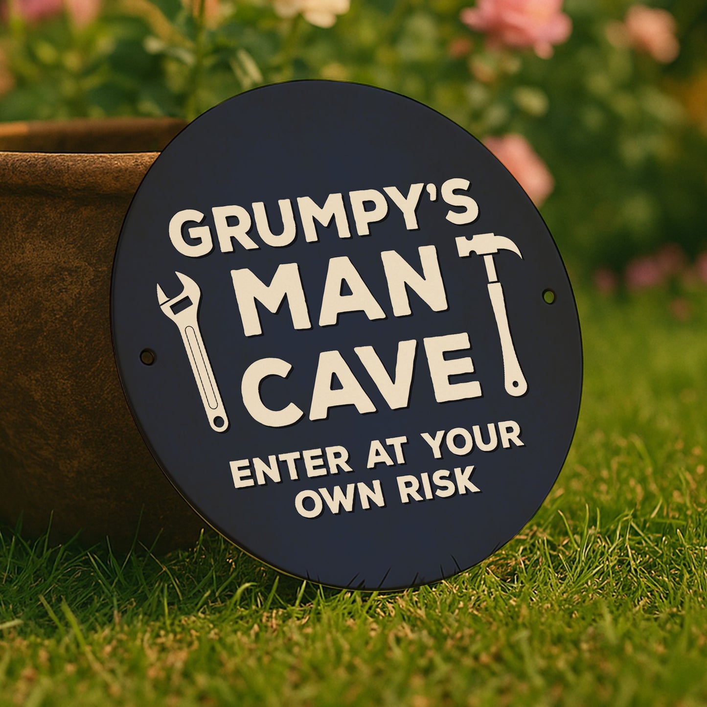 Funny Gift For Grandad Dad Birthday Fathers Day Grumpys Man Cave