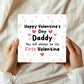 Daddy Valentines Card Daddys 1st Valentine Card