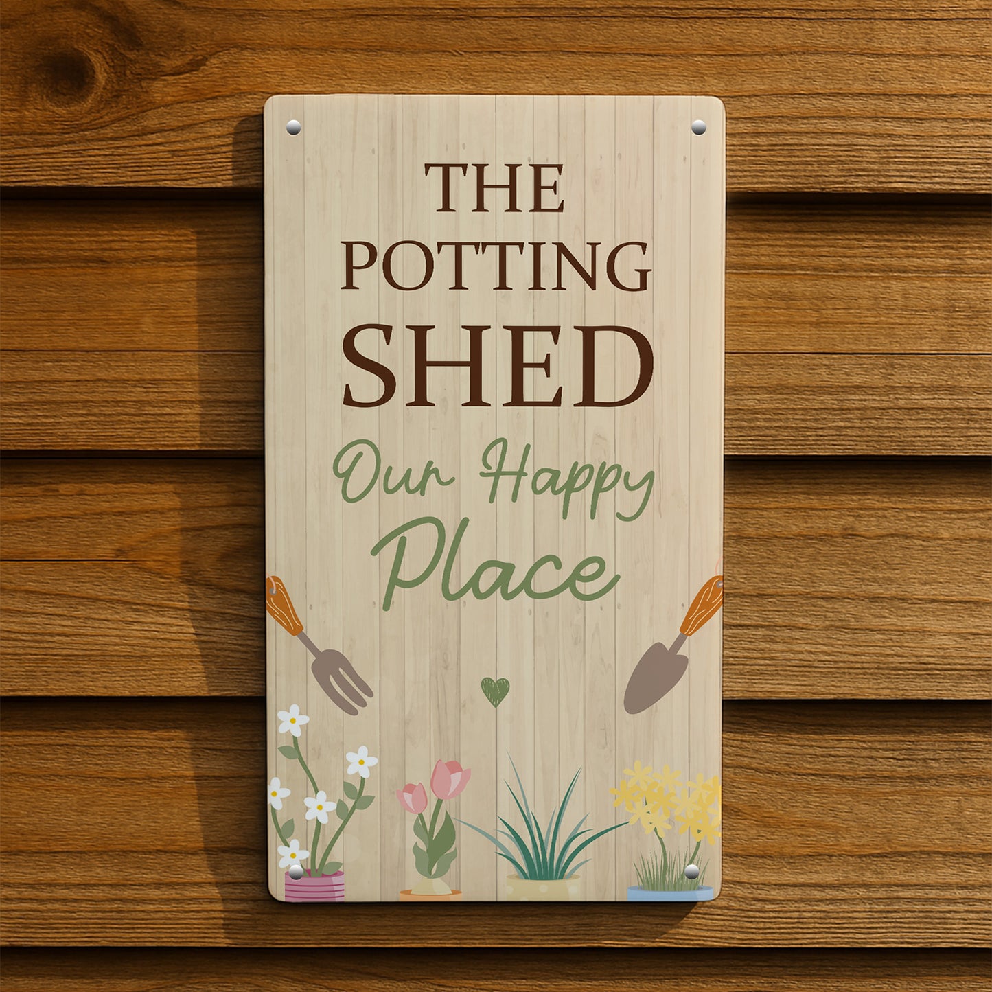 The Potting Shed Sign For Garden Summerhouse Greenhouse 22x12cm