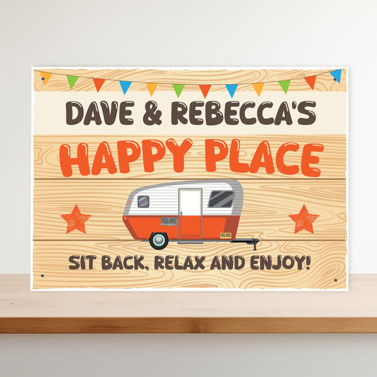 Novelty Gift For Caravan Personalised Sign Funny Caravan Gift