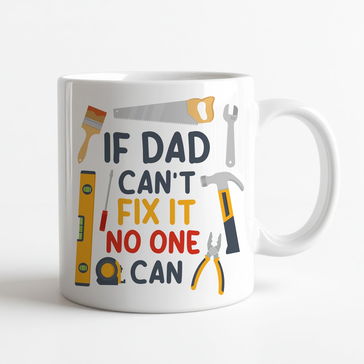Dad Mug and Coaster Funny DIY Handyman Gift For Fathers Day