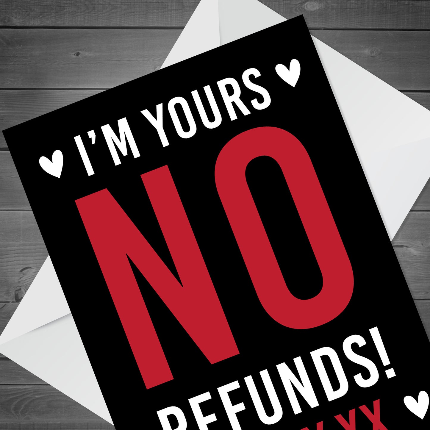 Funny Valentines Day Card I’m Yours Joke Card for Wife Husband