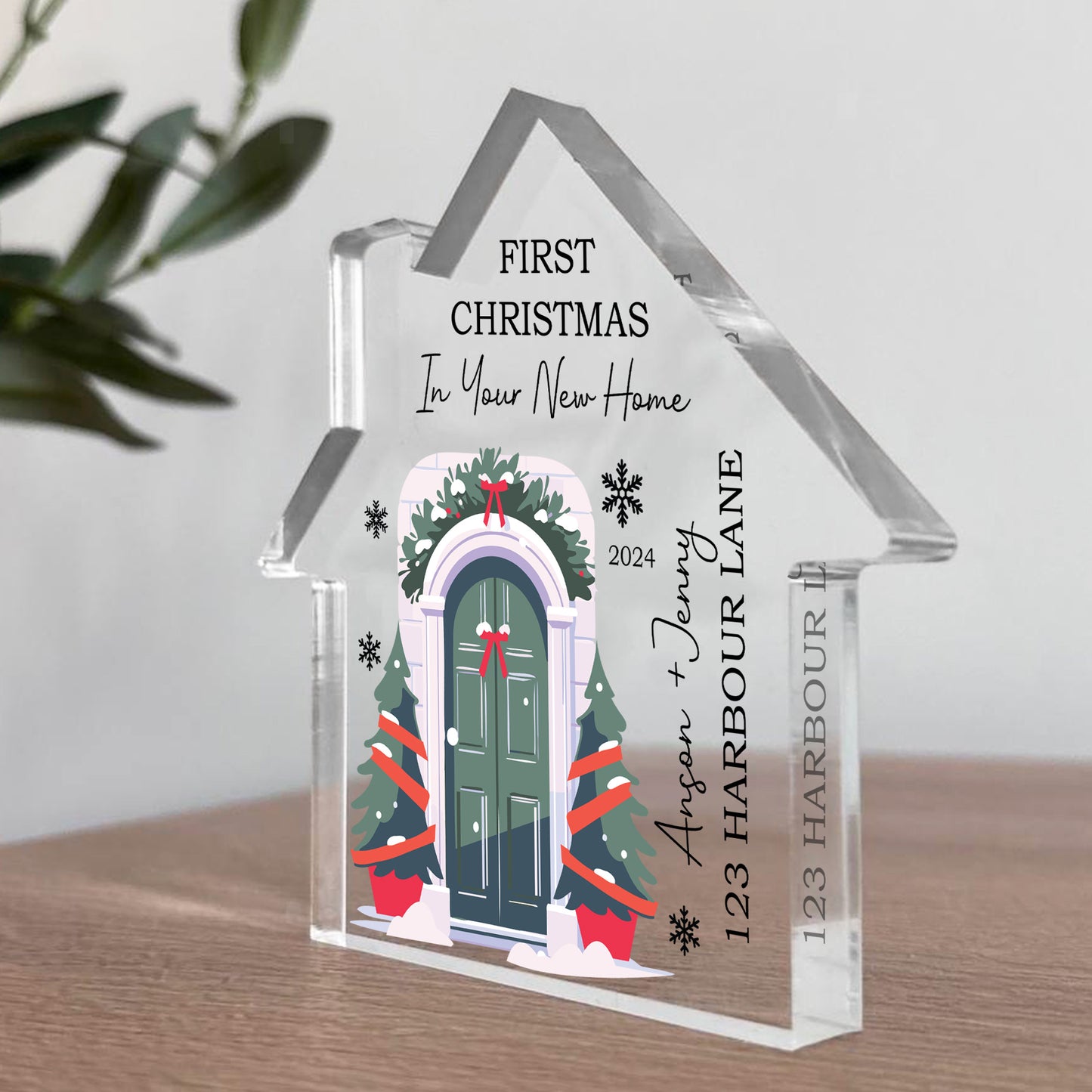 Personalised New Home Gift First Christmas in Your New Home