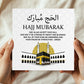 Hajj Mubarak Muslim Card Blessings Dua Kaaba Islamic Cards