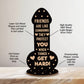 Funny Friendship Plaque Novelty Christmas Rude Birthday Gift