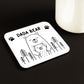 Dada Bear Coaster Gift For Dad From Daughter Son Birthday Father