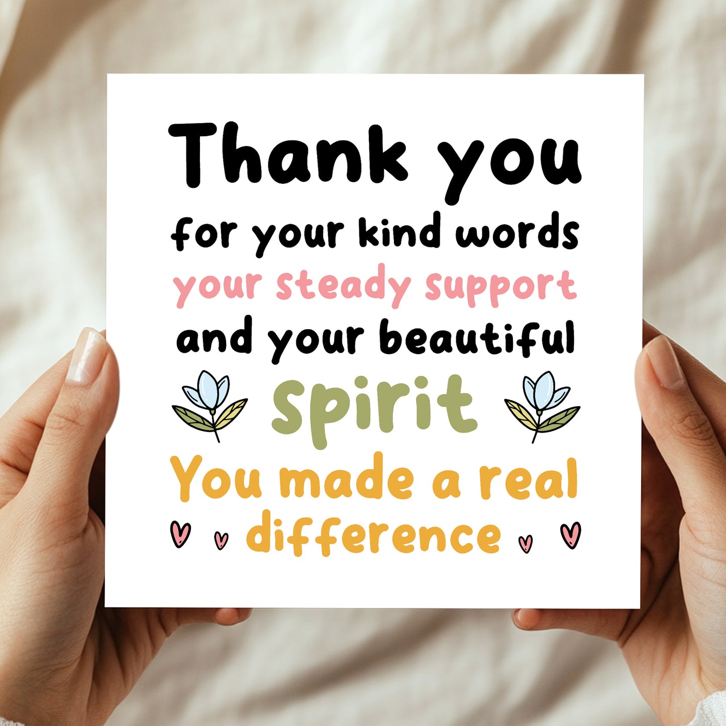 Card For Teacher Volunteer Teaching Assistant Mentor Tutor