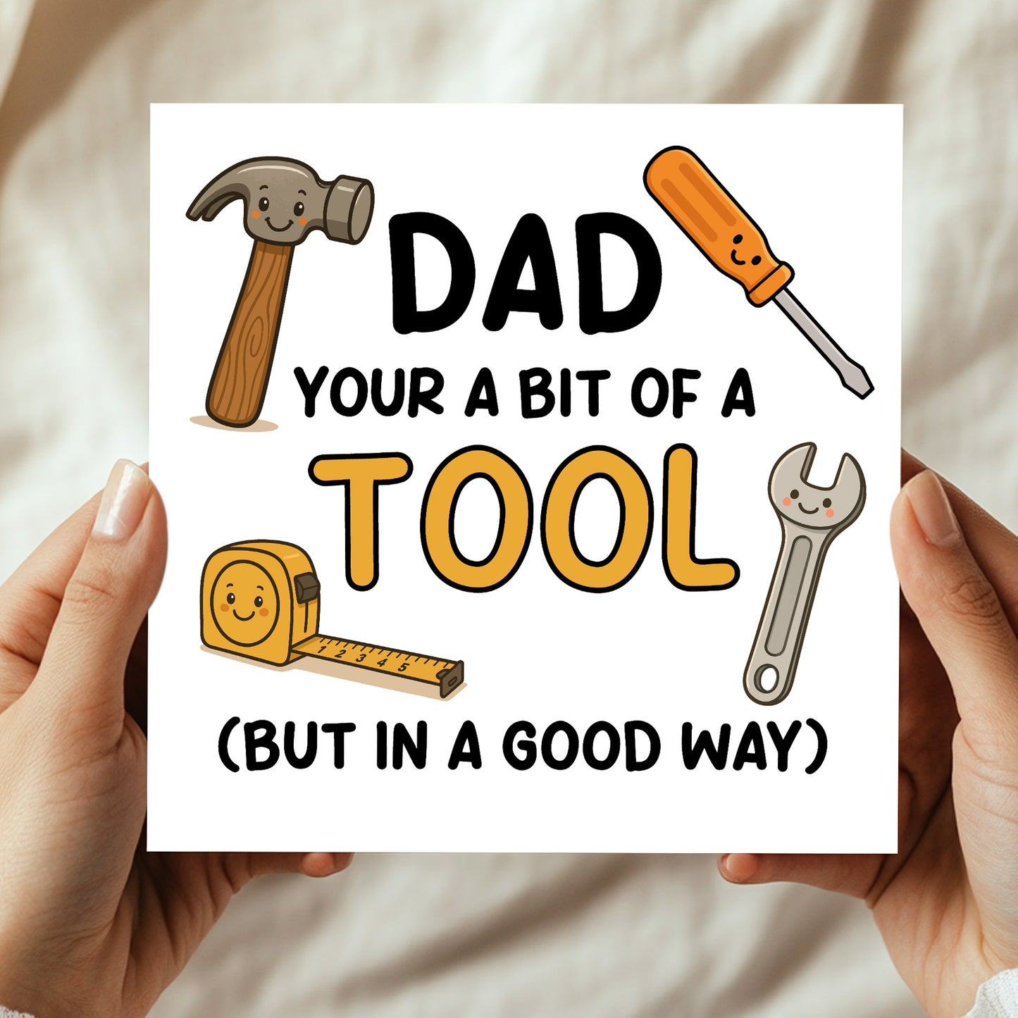 Funny Dad Card For Fathers Day Birthday From Daughter Son Joke