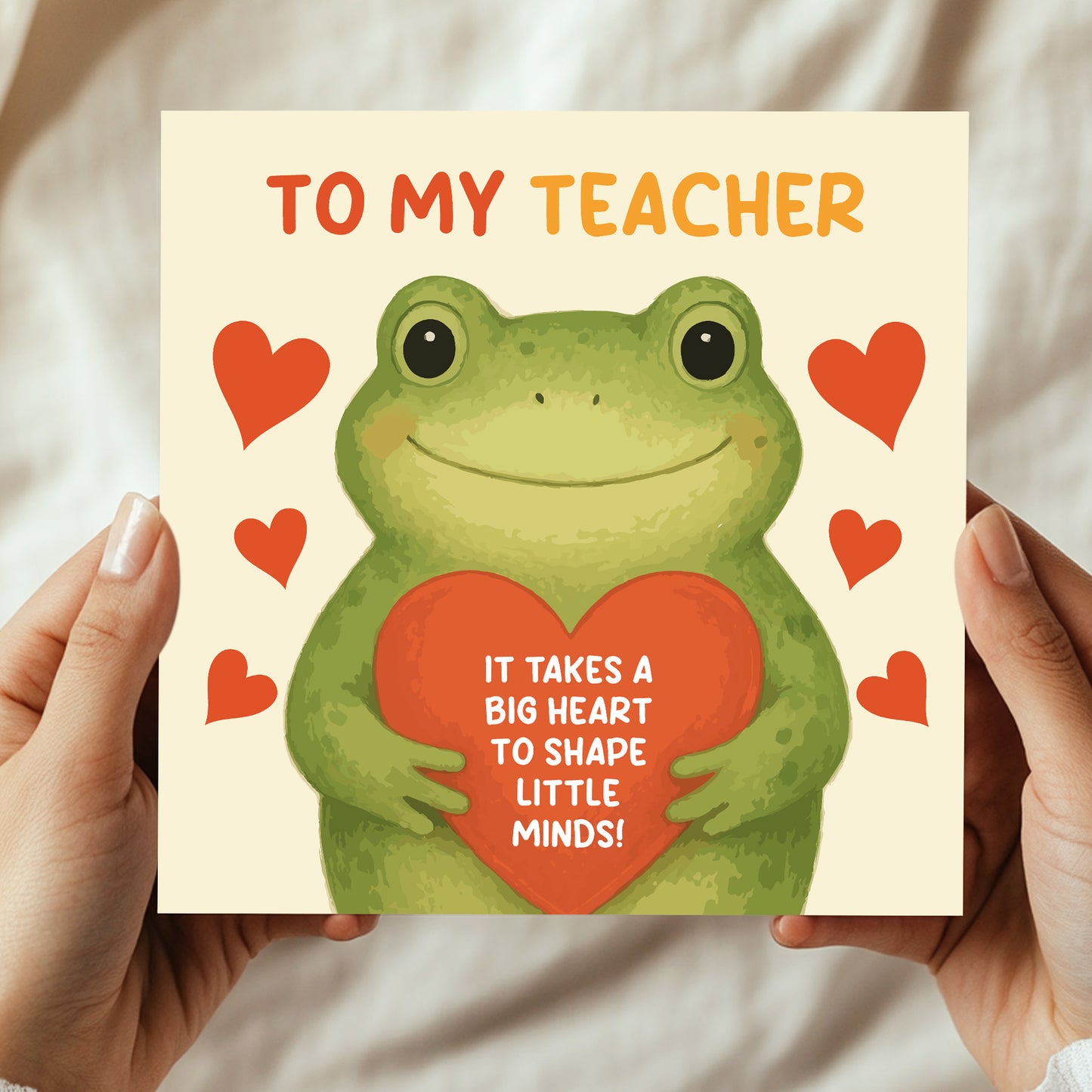 Thank You Card For Teachers End of Term Leaving School Nursery