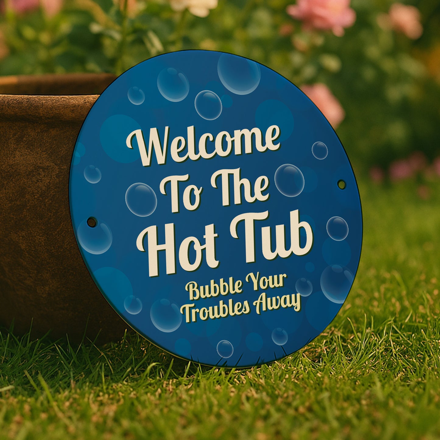 Welcome To The Hot Tub Sign Hot Tub Sign For Outdoor