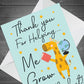 Teacher Thank You Cards A6 Greeting Card With Envelope