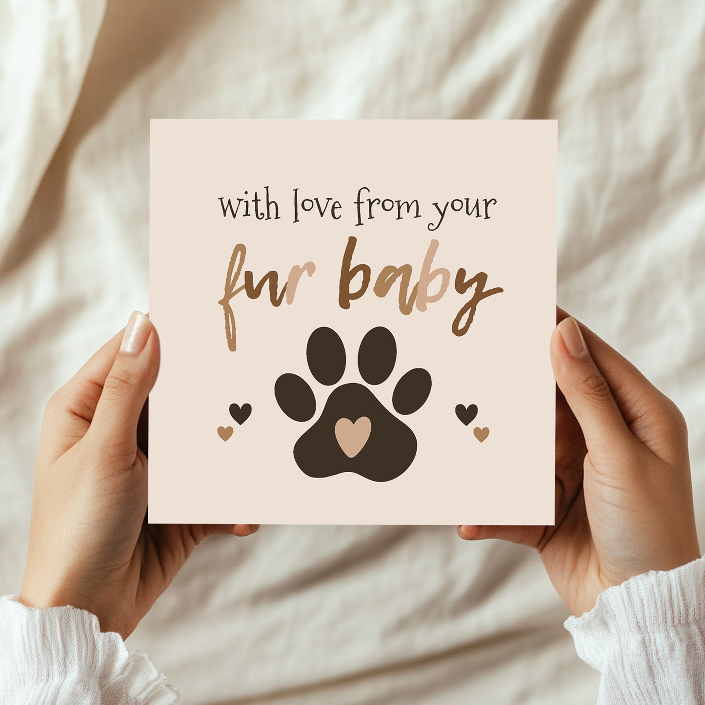Happy Birthday Card From Your Fur Baby Birthday Card From Dog