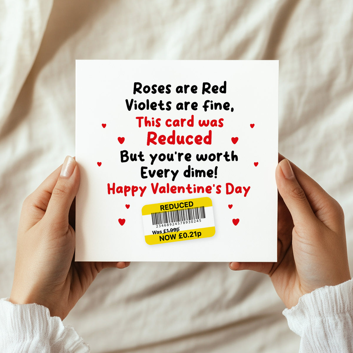 Funny Valentines Day Card For Him Her Boyfriend Girlfriend Joke
