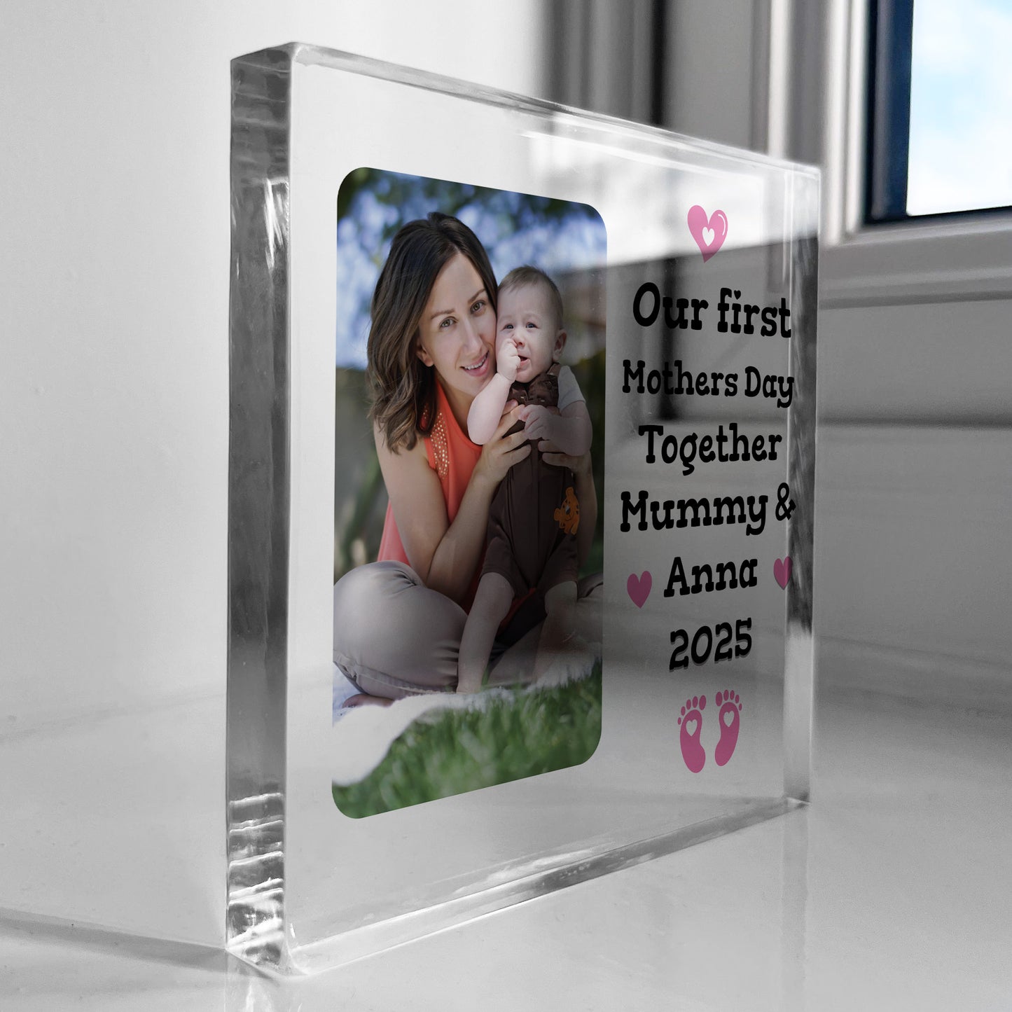 Happy First Mothers Day Gifts for Mummy Personalised Plaque Gift