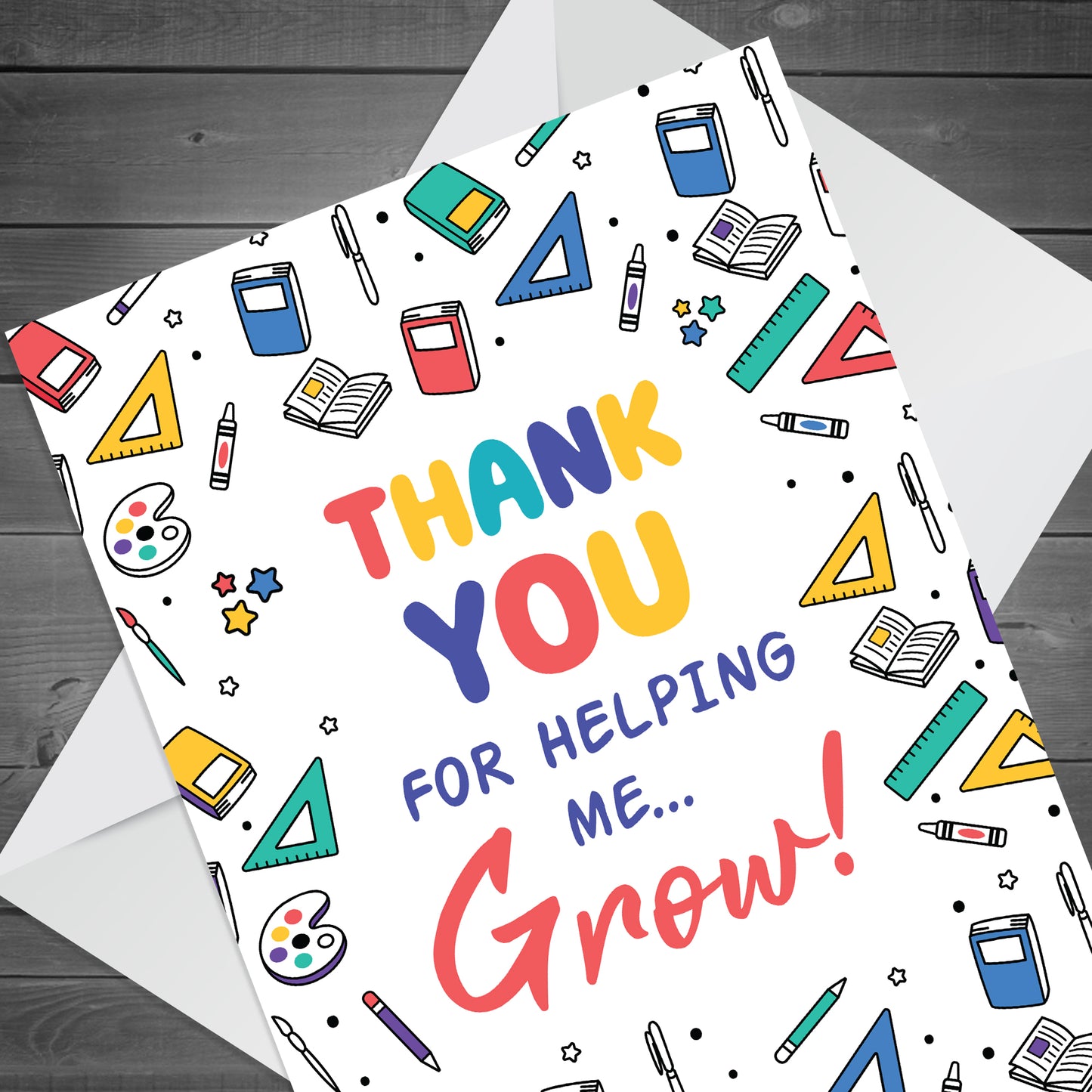 Thank You Cards Thank You For Helping Me Grow Cards for Him Her