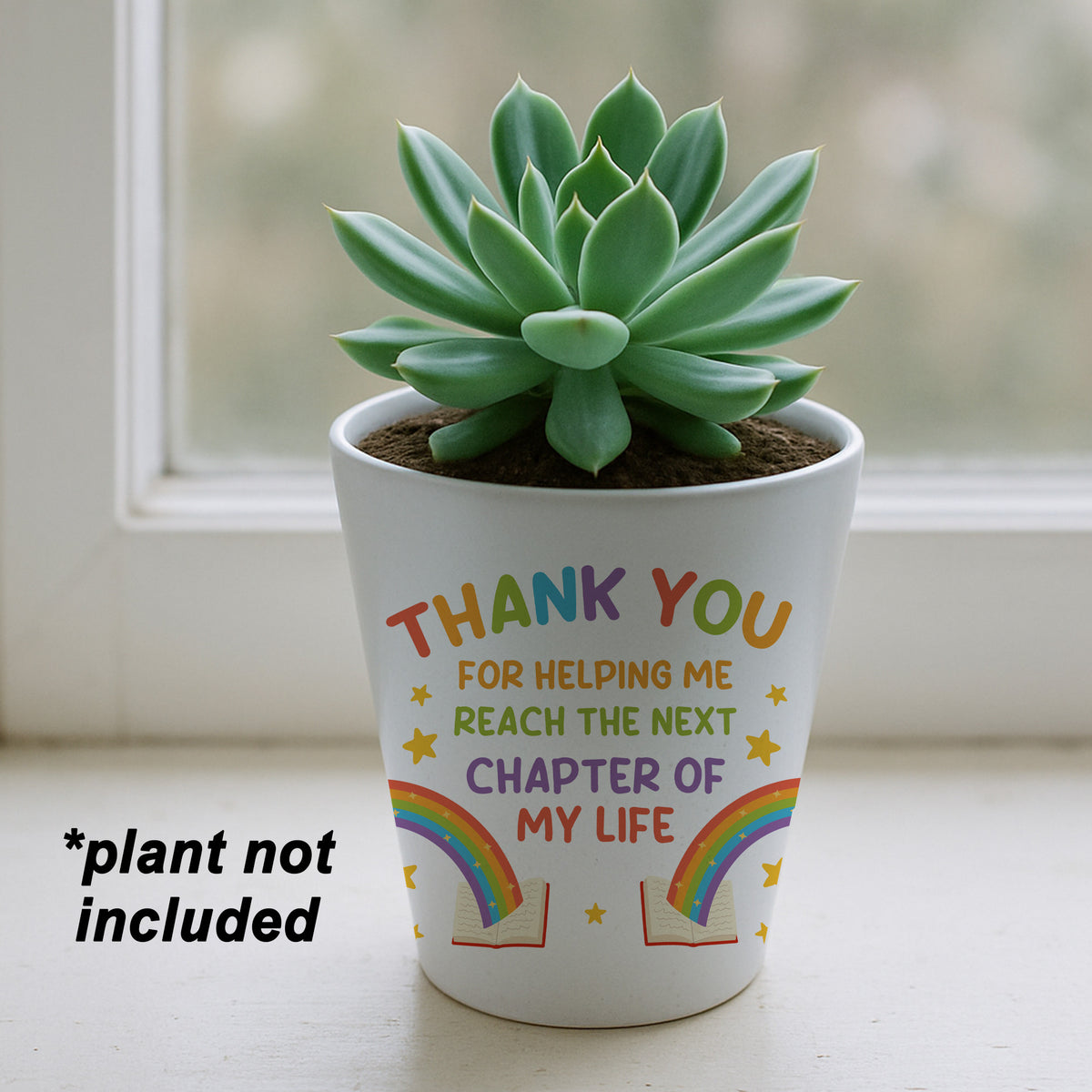 Teaching Assistant Gift Set Plant Pot and Greetings Card For TA