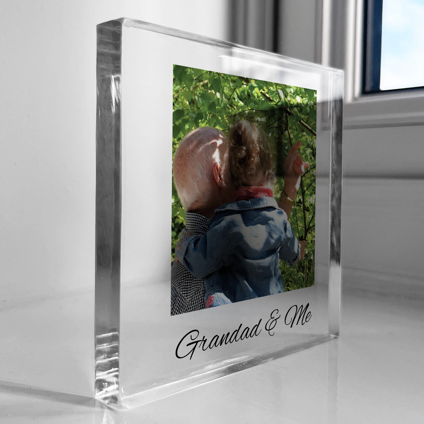 Fathers Day Gift For Grandad GRANDAD AND ME Plaque Grandad Photo