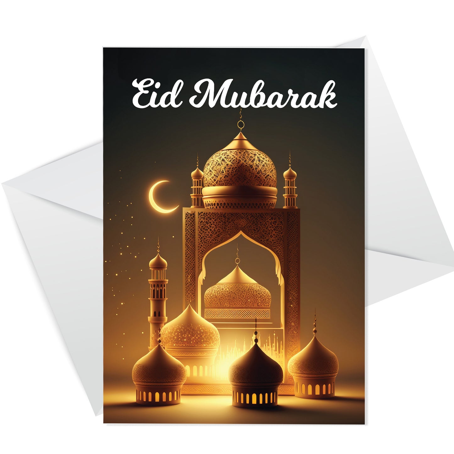 Eid Mubarak Multipack of 6 Cards For Friends Family Kids Ramadan