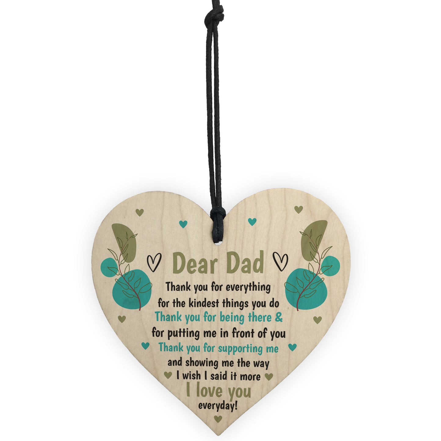 Cute Thank You Dad Love You Gift Fathers Day Birthday Christmas