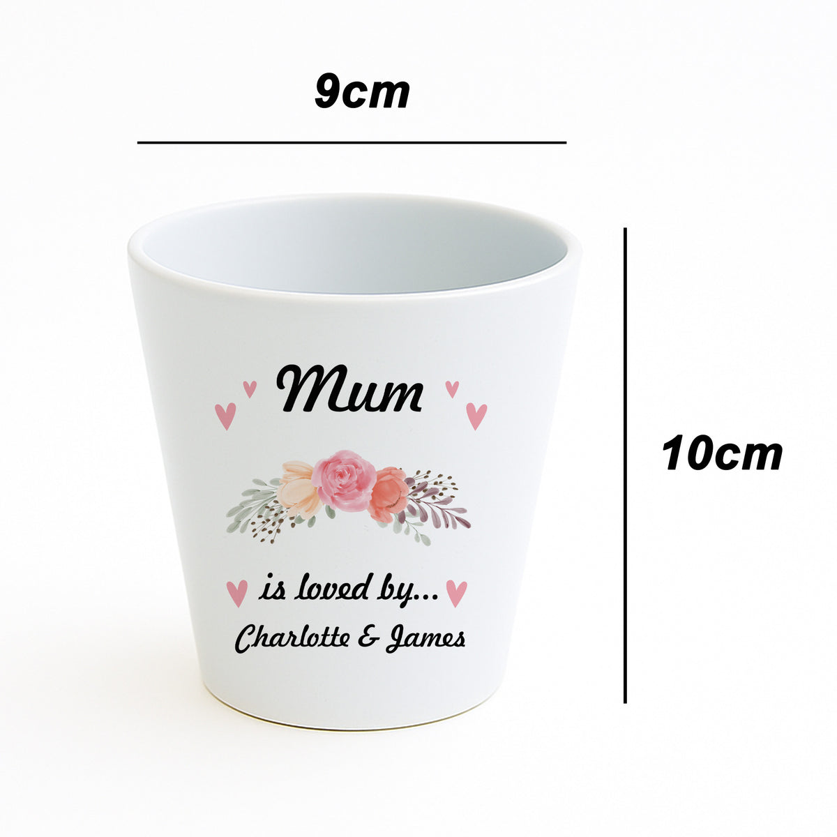 Personalised Mum Gifts Mum Plant Pot Mum Is Loved By Gifts