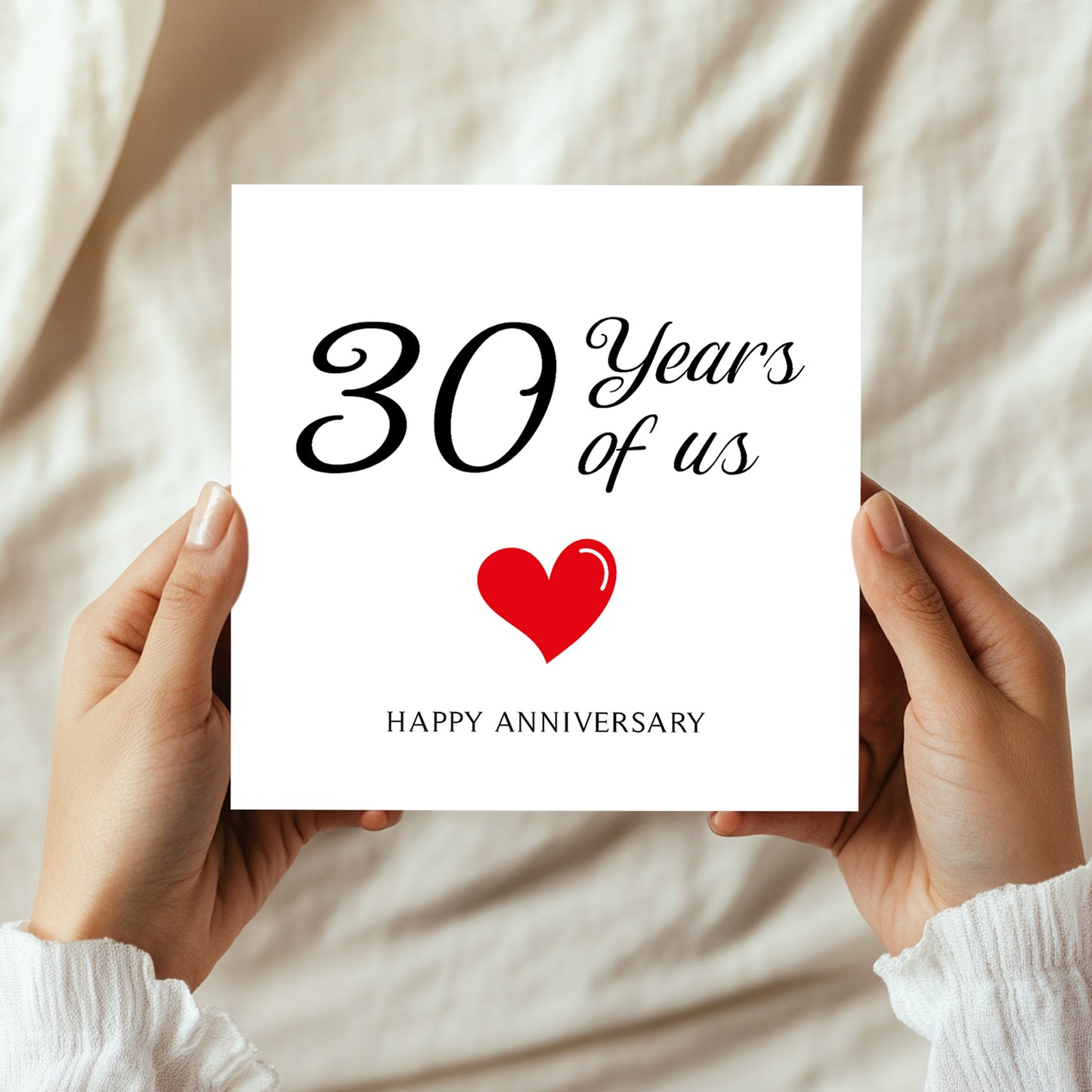 30th Anniversary Card For Husband Wife Grandparents
