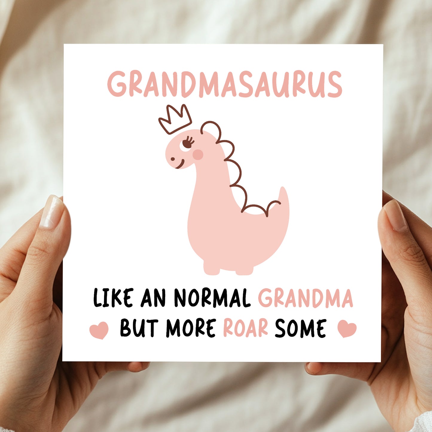 Grandma Birthday Card for Her Grandmasaurus Grandma Card