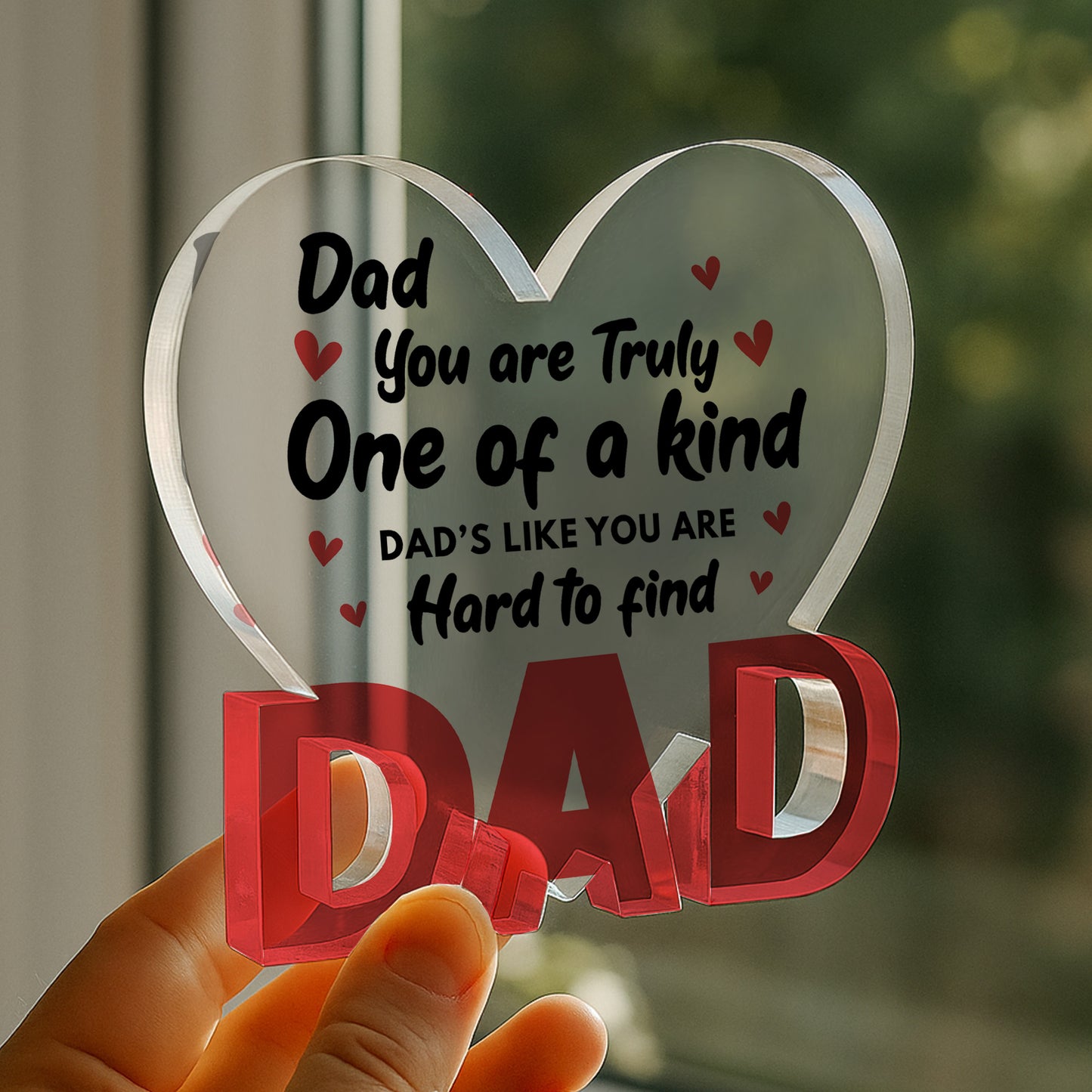 Gifts For Dad Birthday Gifts Acrylic Plaque ONE OF A KIND Dad