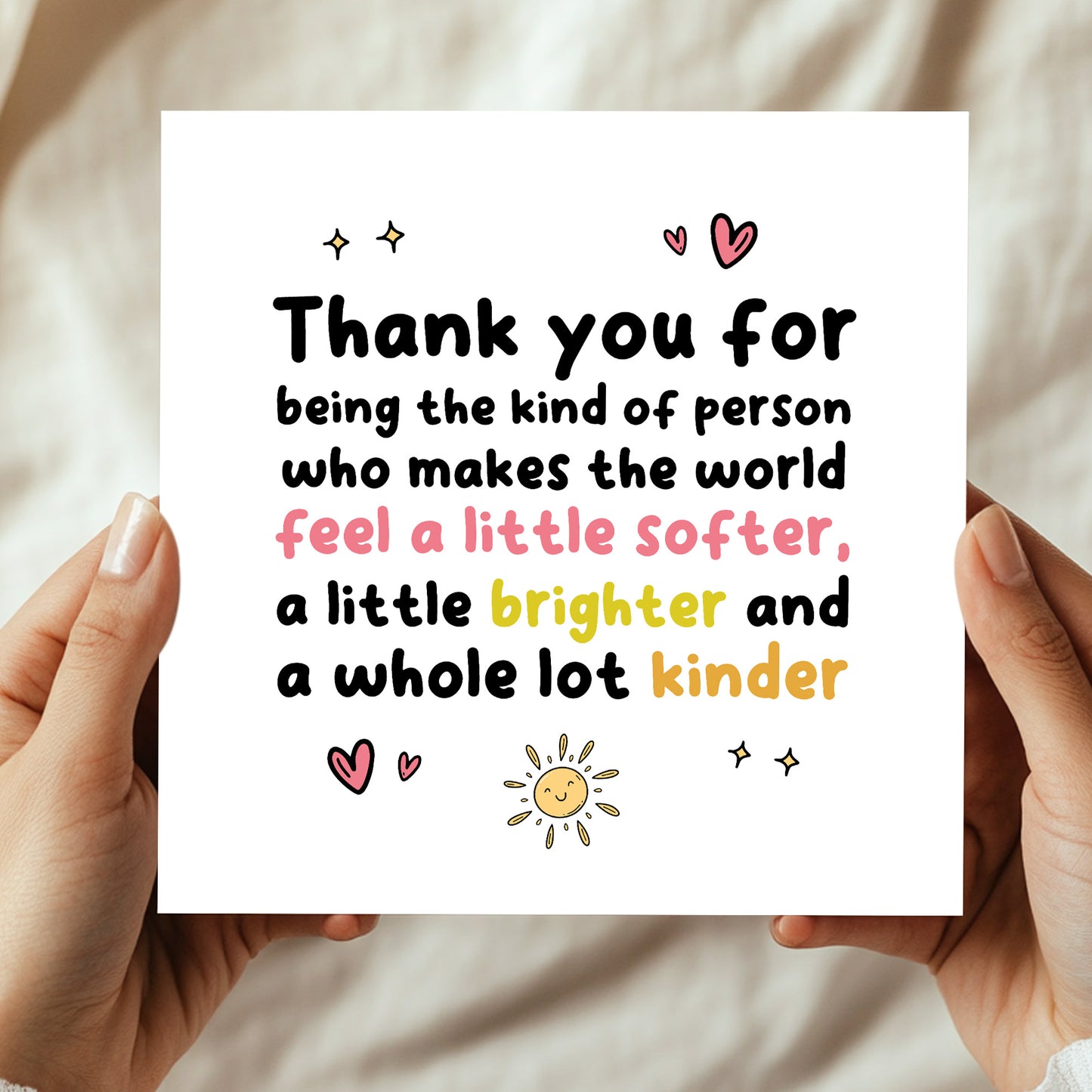 Special Card For Teacher Volunteer Assistant Mentor Tutor