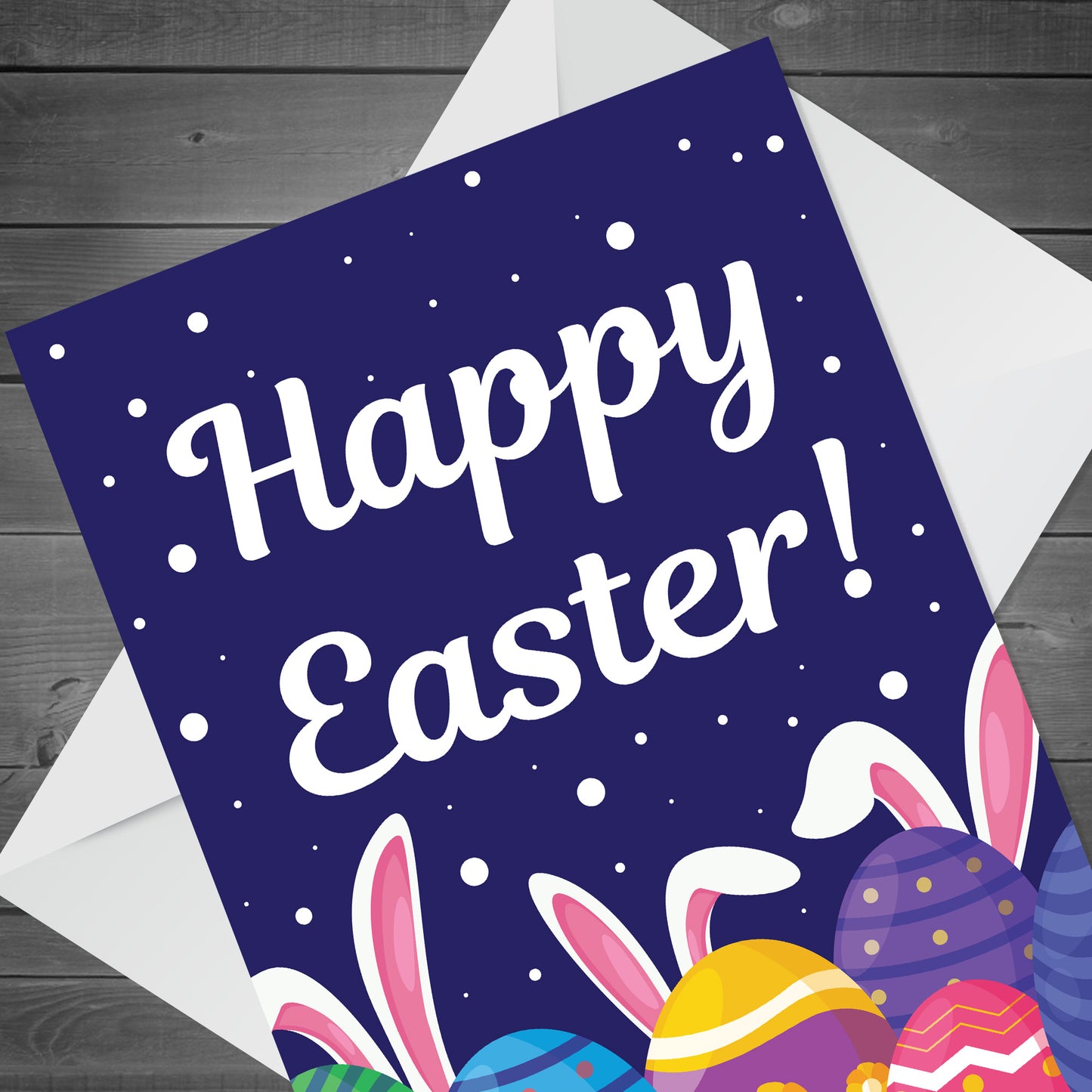 Easter Greetings Card Friends Family Happy Easter For Kids Child