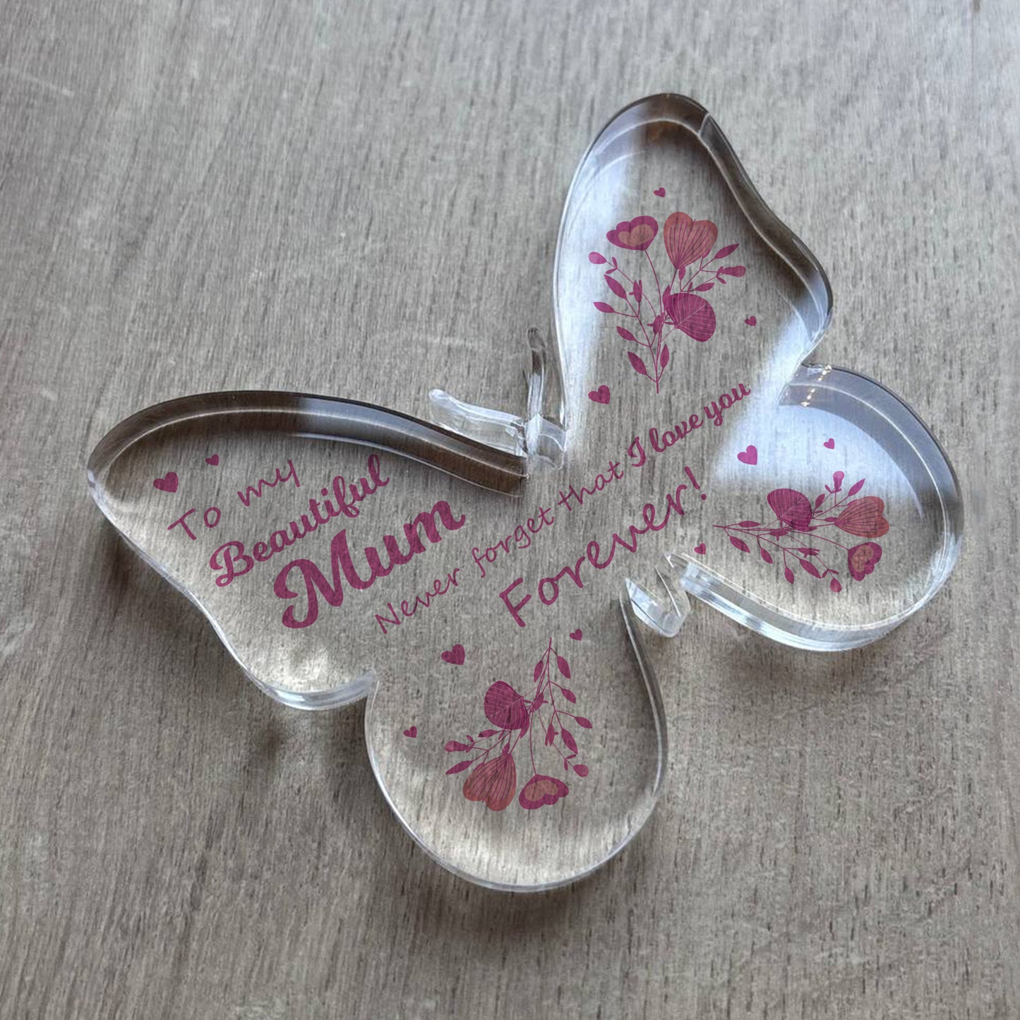 Beautiful Gift For Mum Birthday Christmas Butterfly Acyrlic