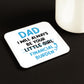 Funny Dad Coaster Gift From Daughter Novelty Fathers Day