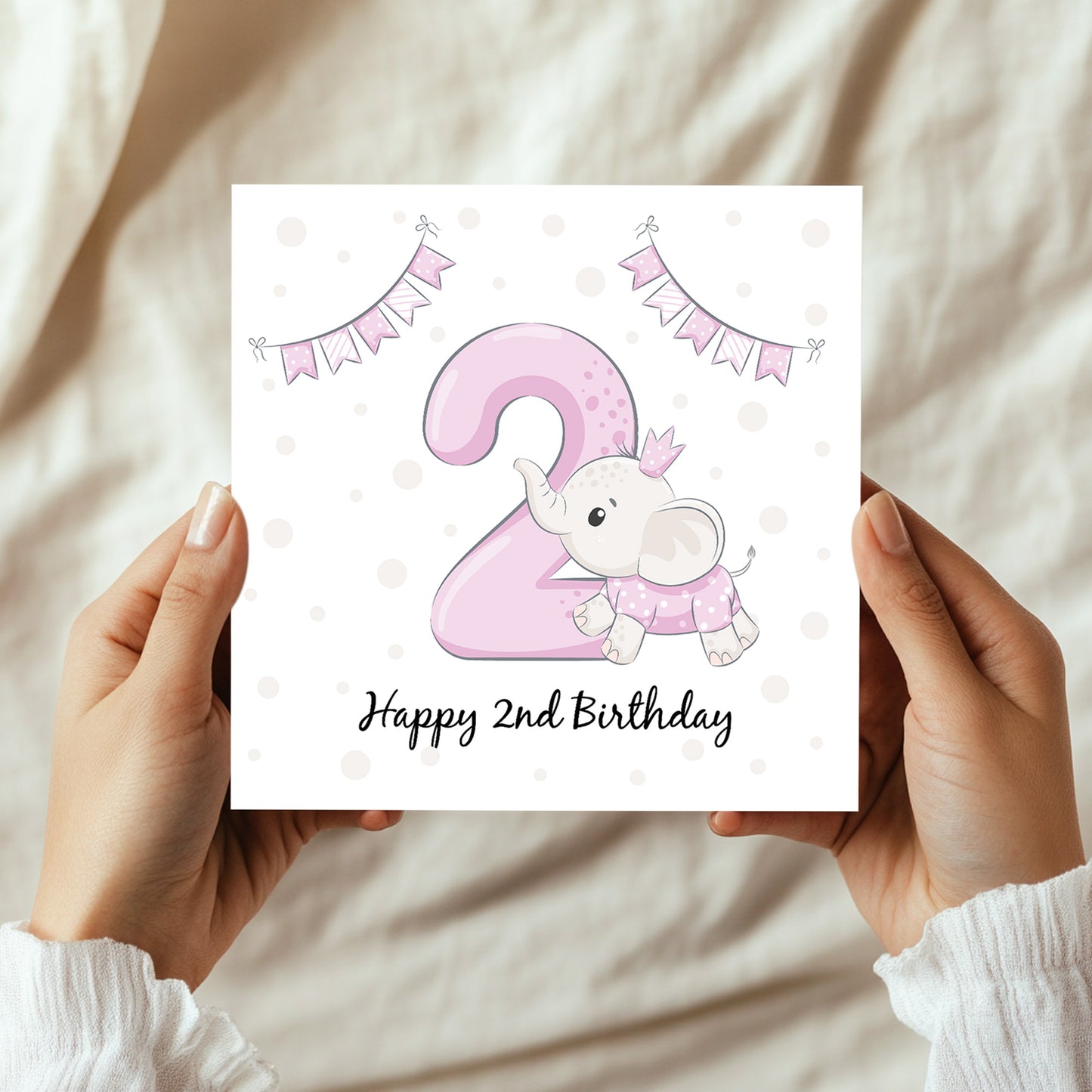 2nd Birthday Card For Girl Daughter 2nd Birthday Card Niece