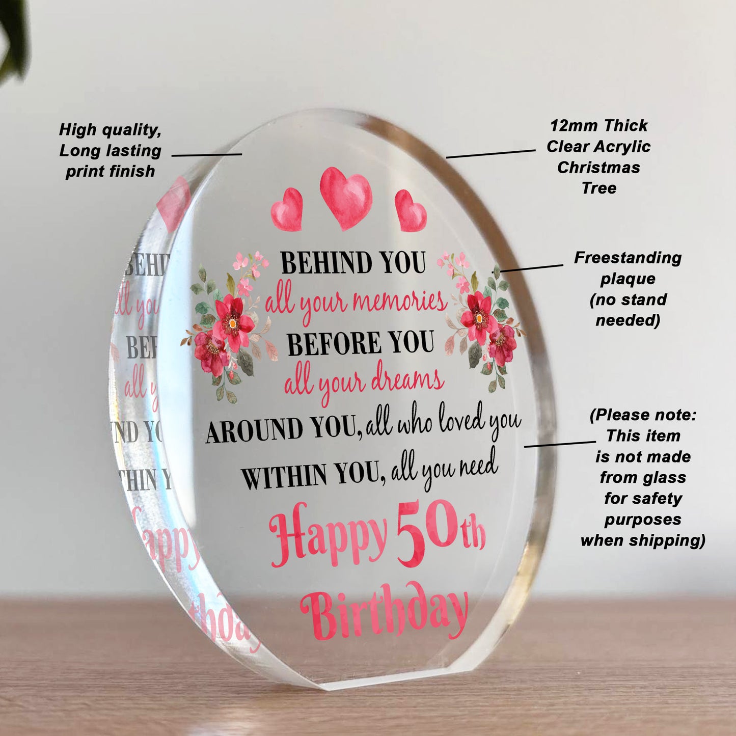 Novelty 50th Birthday Gifts For Mum Auntie Sister Friend Inspira