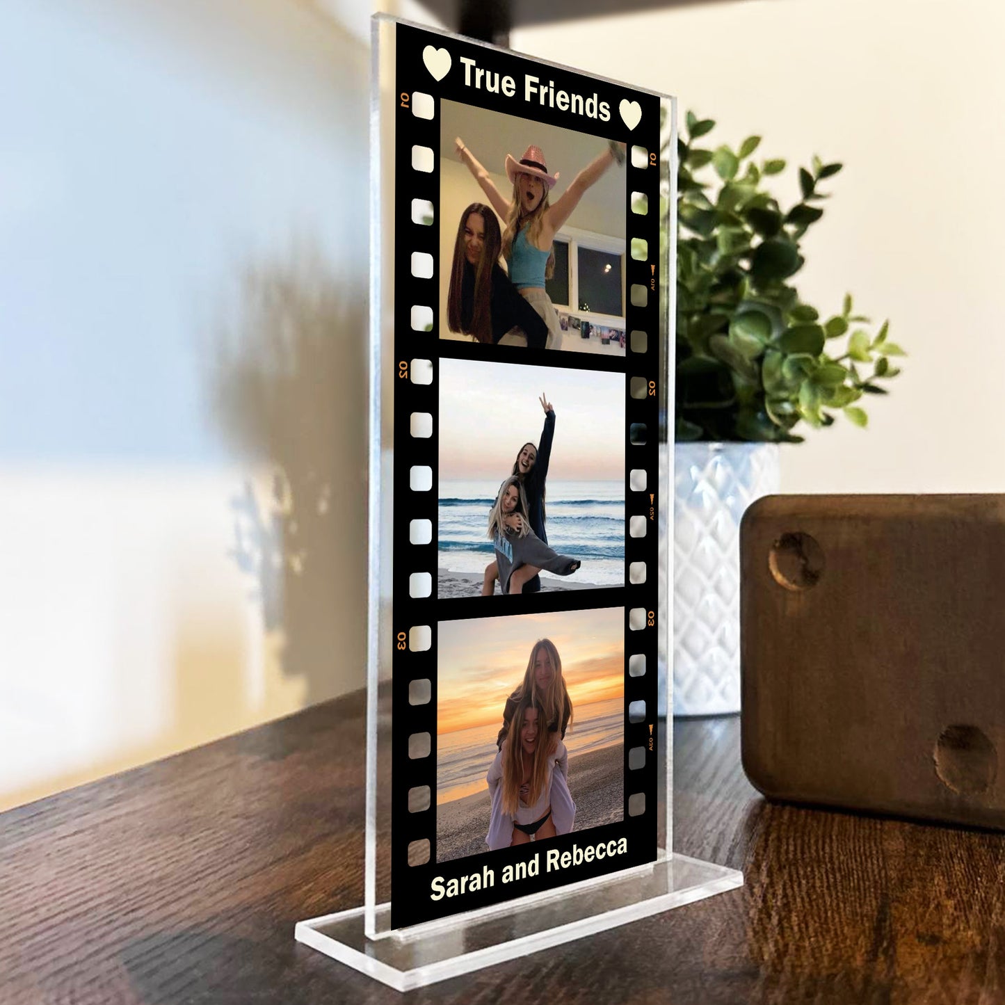 True Friends Plaque Best Friend Sign Friendship Gift Photo Sign