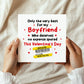 Funny Valentines Day Card For Boyfriend Reduced Sticker Cheap