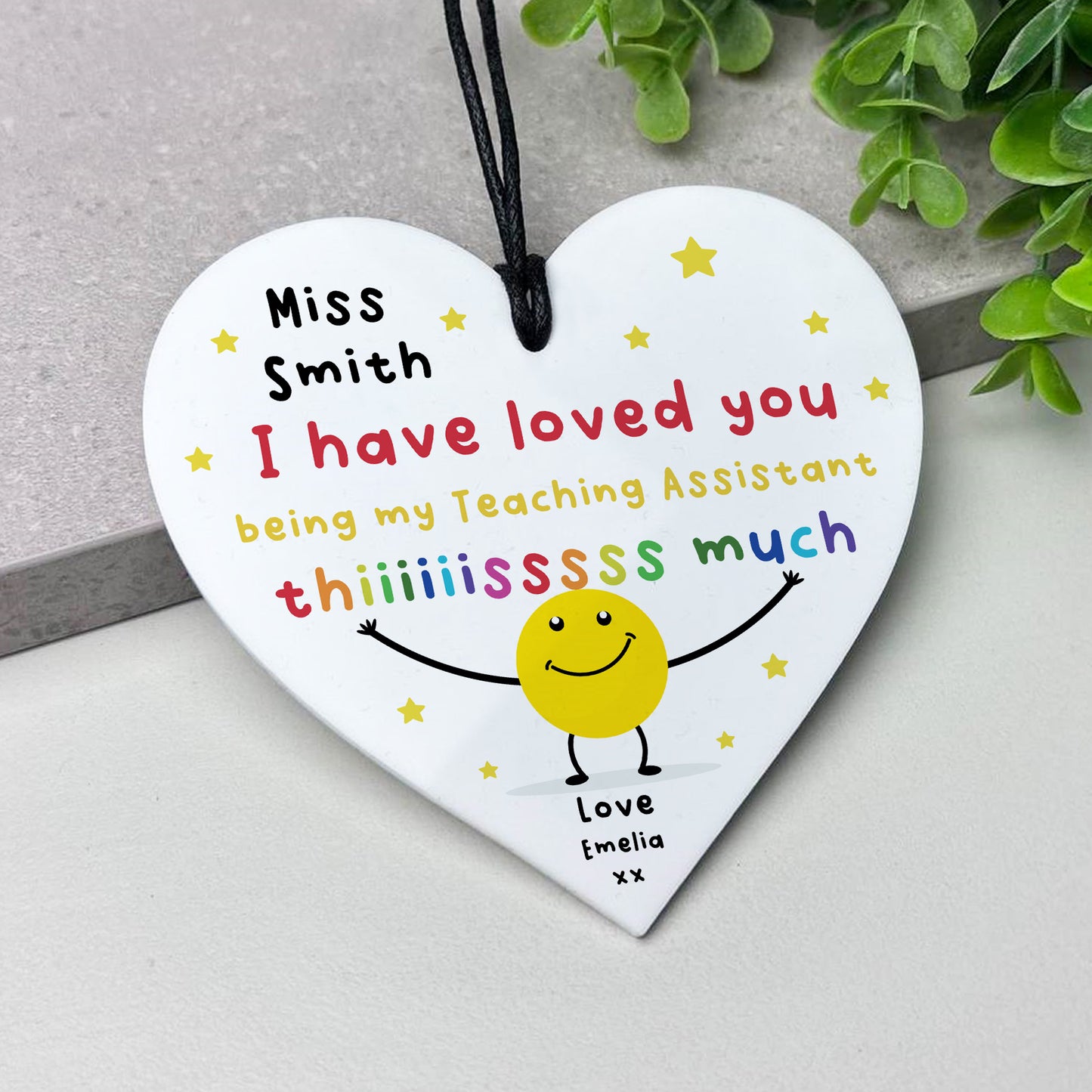 Personalised Gift For Teaching Assistant Funny Gift For Him Her