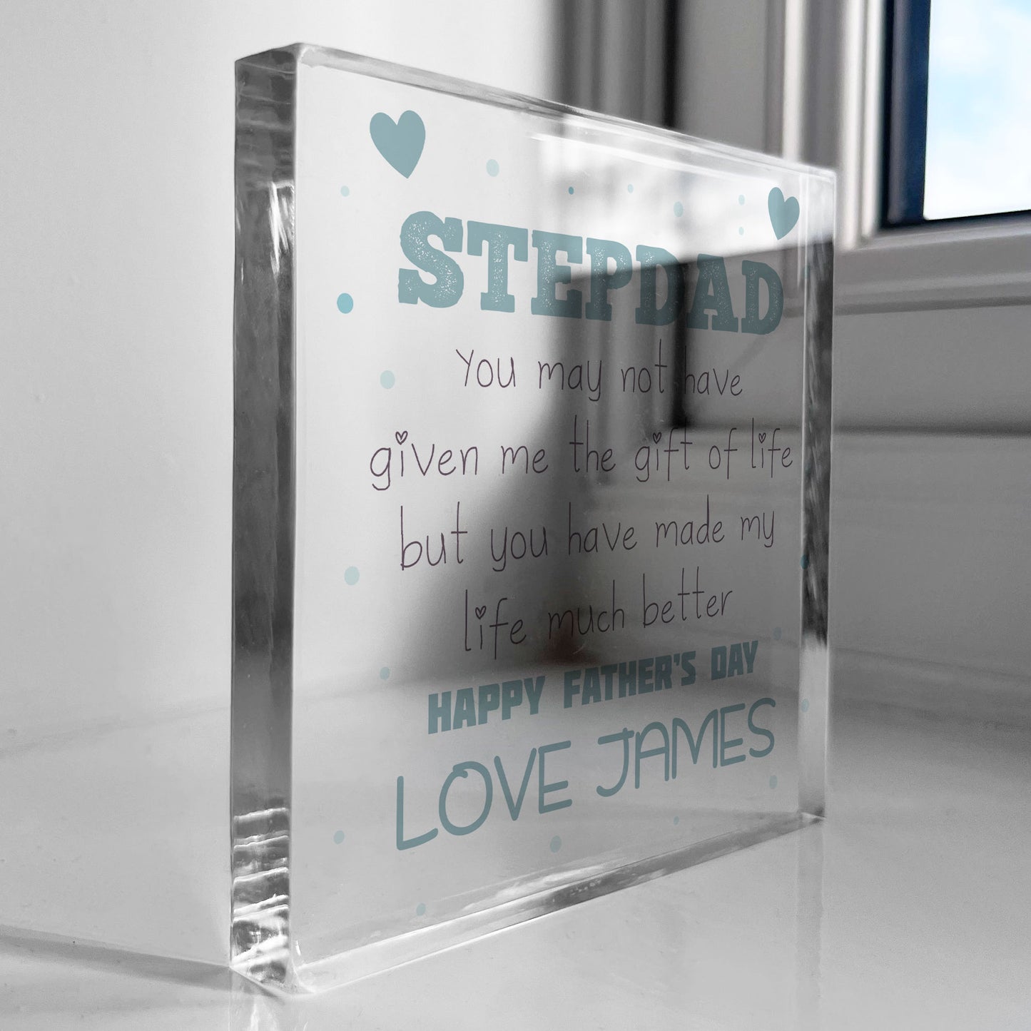 Fathers Day Gift For Step Dad Personalised Gift For Step Dad