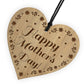 Mothers Day Gifts Mum Nan Mummy Nanny Grandma Wood Heart Plaque