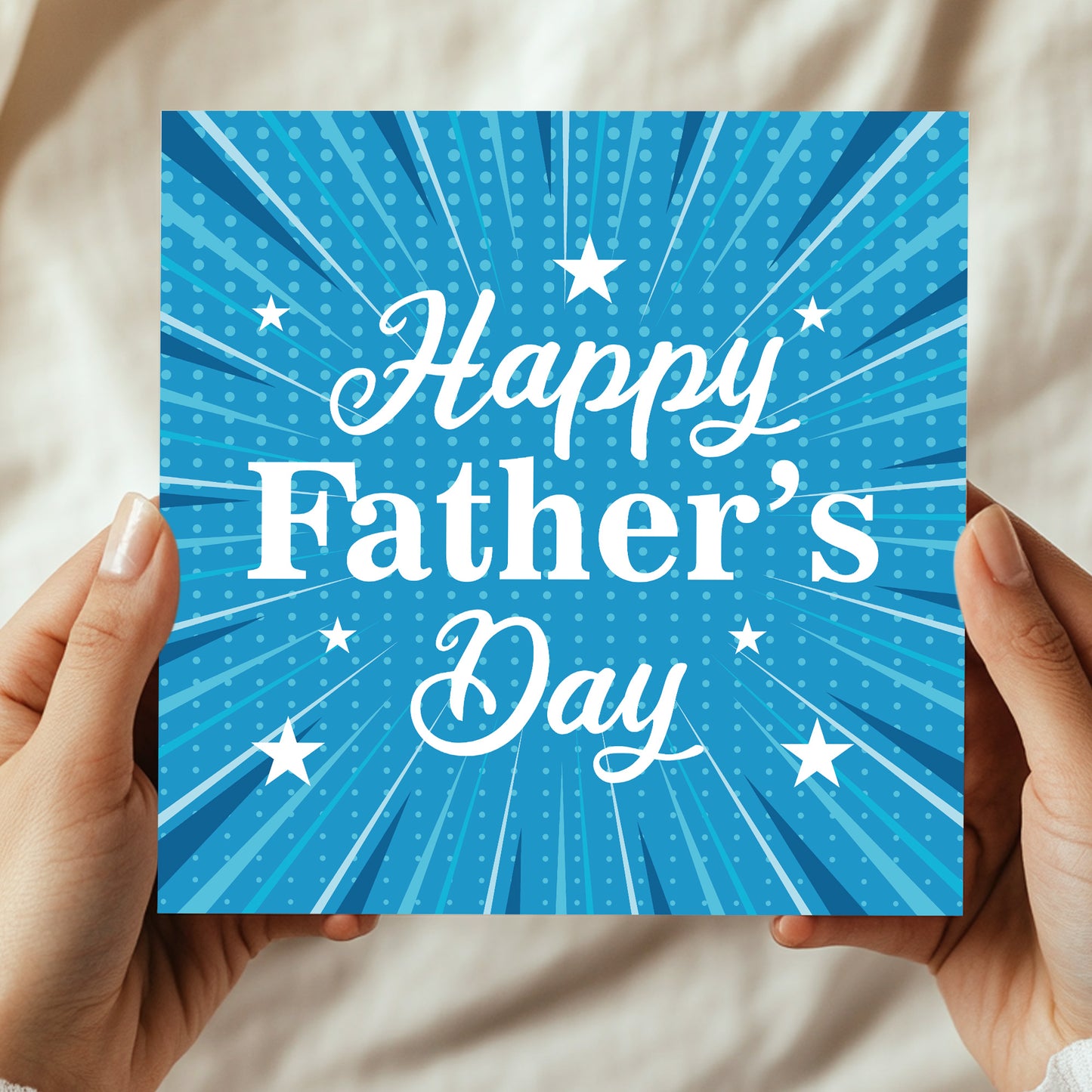 Fathers Day Card Happy Father's Day Card For Dad From Daughter