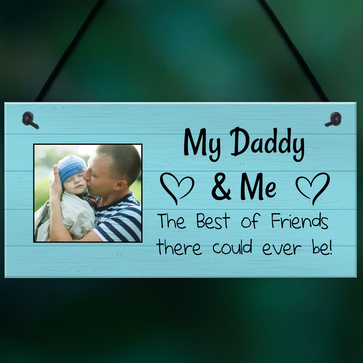 Personalised My Daddy And Me Plaque Gift For Daddy For Birthday