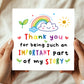 Thank You Cards for Teacher Important Part Of My Story