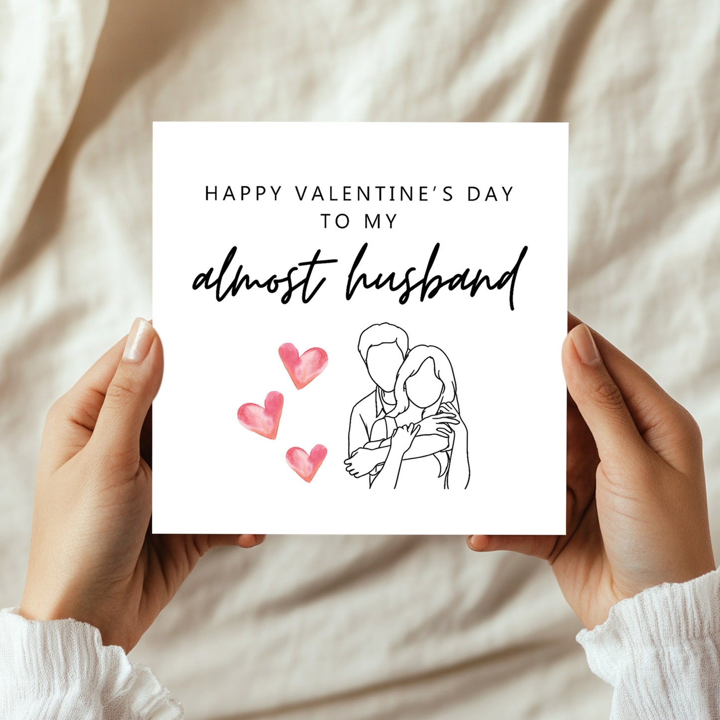 Fiance Valentine Card, Funny Almost Husband Valentines Card