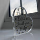 Gift For Colleague Volunteer Teacher Acrylic Plaque Thank You