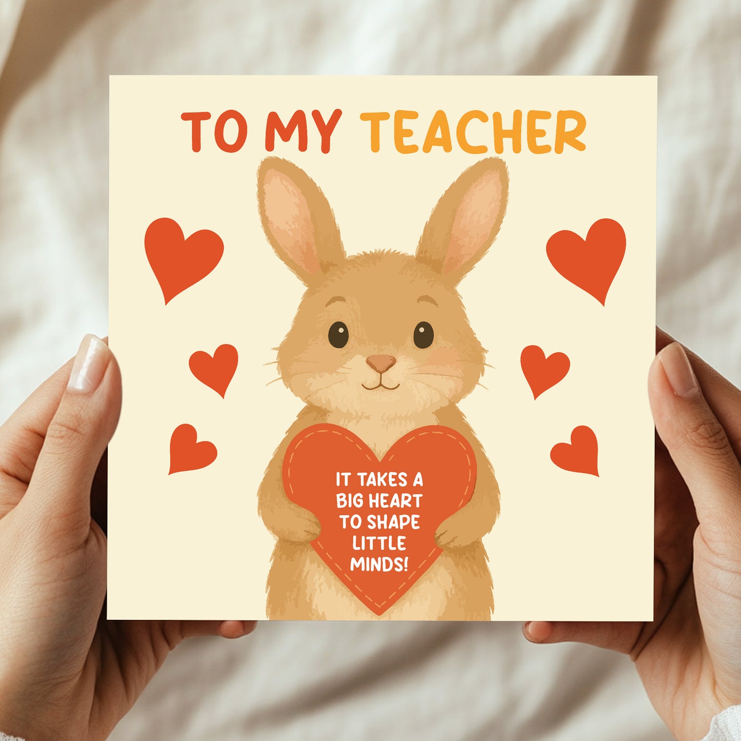 Thank You Card For Teacher Cute Nursery Teacher Leaving School
