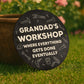 Funny Gift For Grandad Birthday Fathers Day GRANDADS WORKSHOp